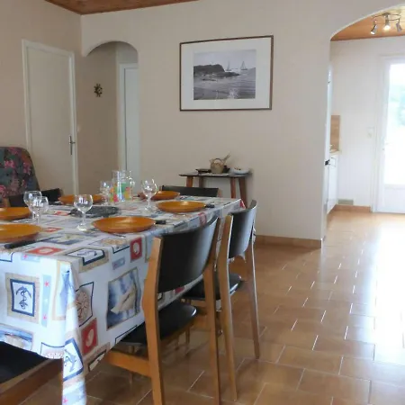 Maison Plain Pied Confort, Proche Plage, 6 Couchages, Terrasse, 2 Chambres, Parking, Wi-fi Optionnel - Fr-1-224a-383 度假居 布雷蒂诺斯梅尔